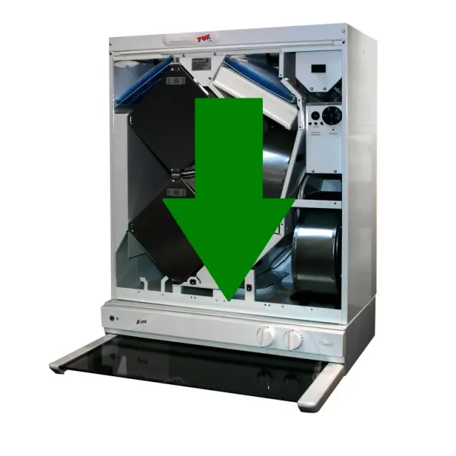 AirFlow Slim-line kjøkkenhette 70K Compact Vallox