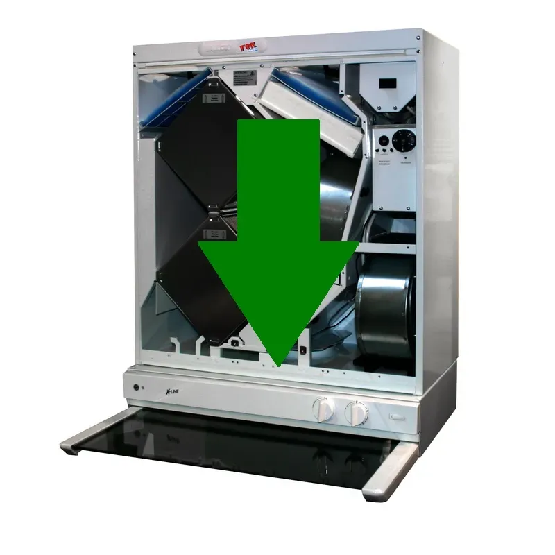 AirFlow Slim-line kjøkkenhette 70K Compact Vallox